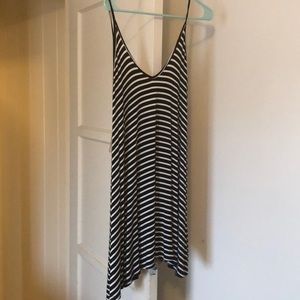 Black and White Stripped Dress